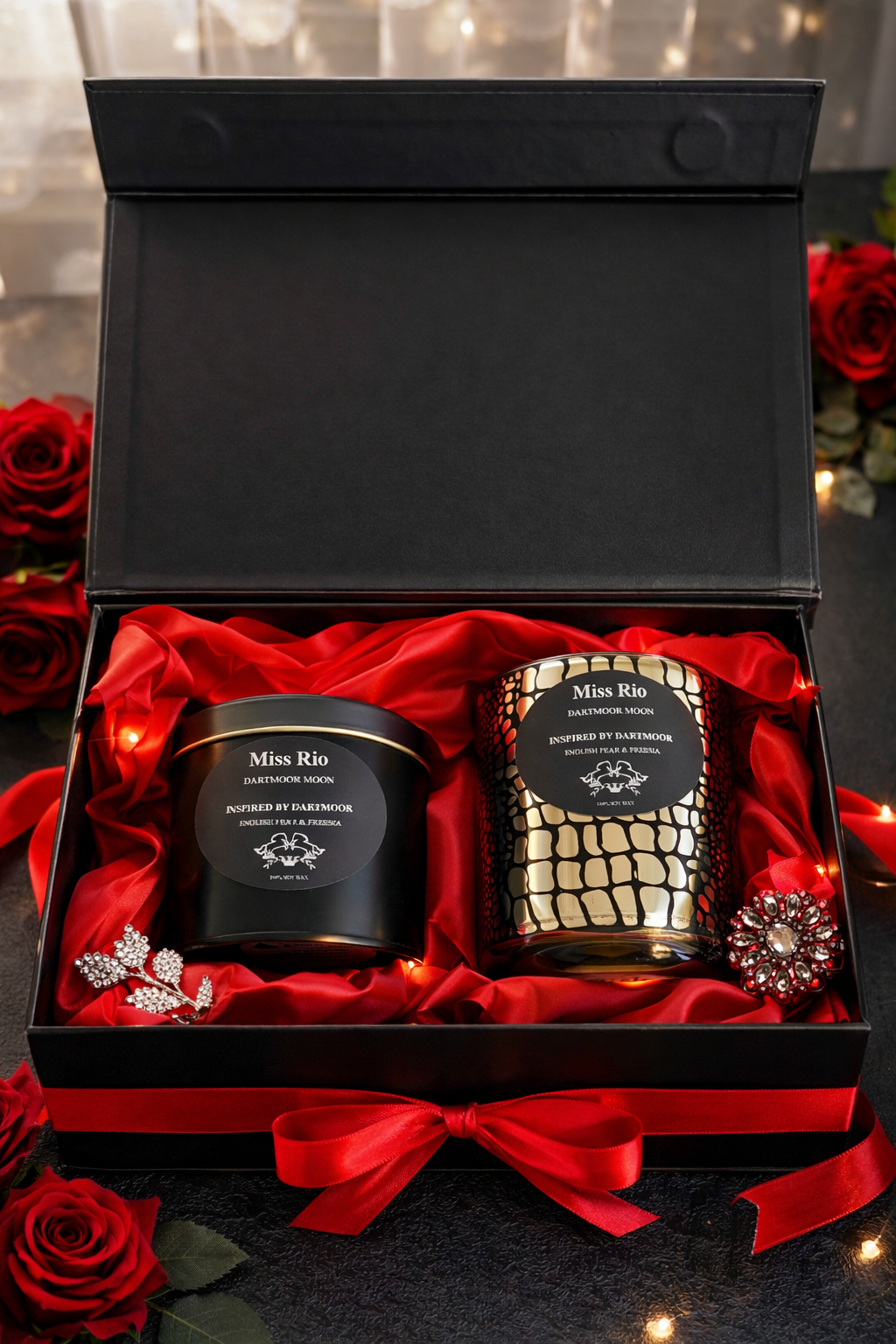 British Heritage gift set English Pear & Freesia candles.