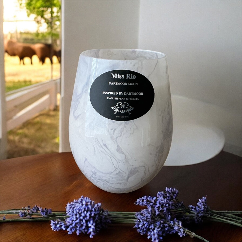 British Heritage Dartmoor moon candle 450 ml vegan soy wax
