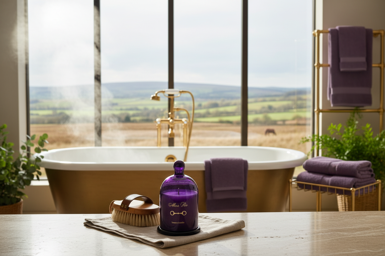 Miss Rio Candle - Spa Setting with natural light.